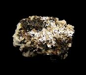 ALBITE, FELDSPAR & MICA ON MATRIX CRYSTAL SPECIMEN.   SP10768