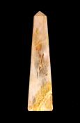 PETRIFIED WOOD OBELISK.   SP11512POL