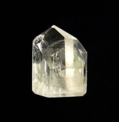 QUARTZ POLISHED POINT SPECIMEN WITH FLAT CUT BASE TO STAND.   SP12331POL