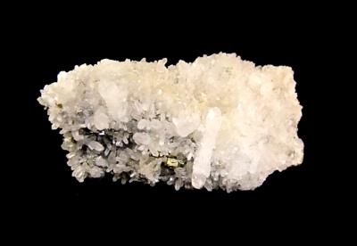 QUARTZ CLUSTER/ DRUZE ON PYRITE SPECIMEN.   SP12346SHF