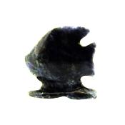 CARVING OF A FISH IN WHITE SODALITE.   SP12714POL