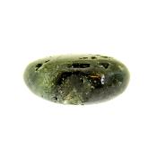 Prehnite With Epidote Gemstone Heart.   SP13779POL