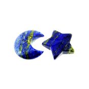 MOON & STAR CARVINGS IN LAPIS LAZULI.   SP13914POL