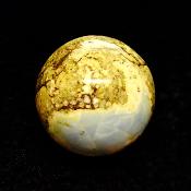 GEMSTONE SPHERE IN OWYHEE BLUE OPAL.  SP14273POL