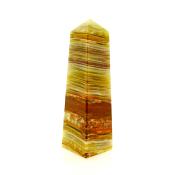 GEMSTONE OBELISK IN ONYX.   SP15011POL