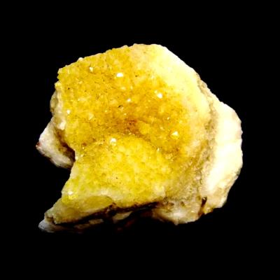 CITRINE DRUZE SPECIMEN (HEAT TREATED).   SP15049SLF