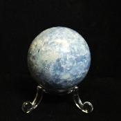 Gemstone Sphere in Blue Calcite.   SP15653POL