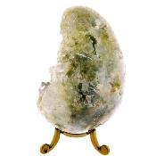 Partially Polished Geode/ Druze Gemstone Egg In Blue Celestite.   SP16531POL