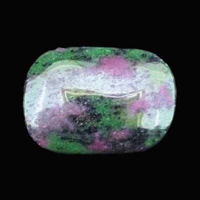 Ruby In Zoisite Fully Polished Pebble/ Palm Stone.   SP17124POL