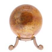 Gemstone Sphere In Golden Healer Quartz.   SP17188POL