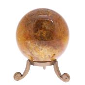 Gemstone Sphere In Golden Healer Quartz.   SP17188POL