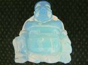 OPALITE BUDDA CARVING. 48MM TALL X 43 X 23MM. 58g. SP327POL