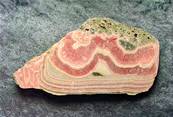 RHODOCHROSITE SLICE SPECIMEN. SP7282POL