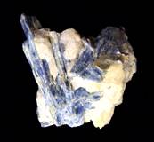 BLUE KYANITE BLADES IN QUARTZ SPECIMEN. SP9659