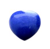 RECONSTITUTED LAPIS LAZULI PUFF HEART.   SP11382POL