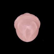 Acorn Carving in Rose Quartz.   SPR15240POL