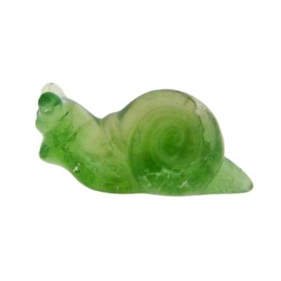 Gemstone Carving Of A Snail In Fluorite.   SPR16802POL