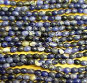 SODALITE RICE BEADS ON A STRING. SPR6039