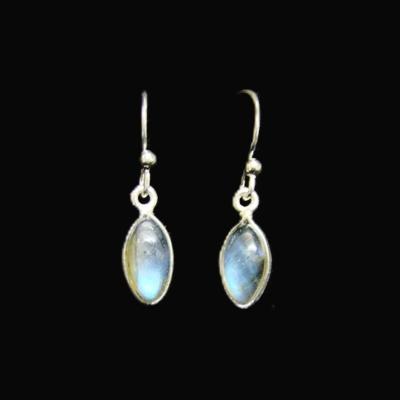 925 Silver Pendant Style Earrings Featuring Labradorite.   22100LAB