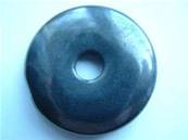 LARGE HEMATITE GEMSTONE DONUTS/ PI STONES. DO42HEM