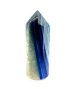 AGATE POLISHED COLUMN WITH FACETED POINTED TOP.   SP12492POL