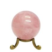 STAR ROSE QUARTZ SPHERE.   SP12961POL