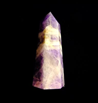 CHEVRON AMETHYST POLISHED POINT SPECIMEN.   SP13614POL  