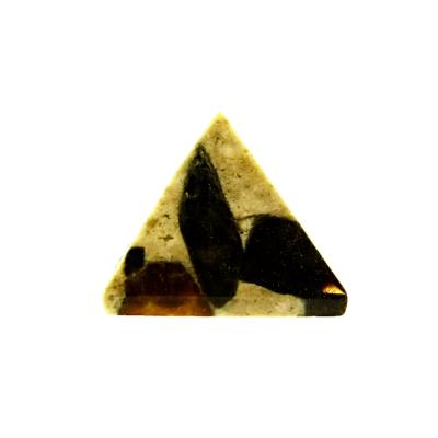 GARNET IN LIMESTONE PYRAMID.   SP13653POL