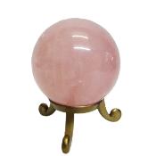 Gemstone Sphere in Star Rose Quartz.   SP15734POL