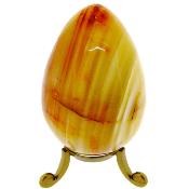 Gemstone Egg In Banded Carnelian.   SP16529POL