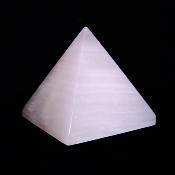 Gemstone Pyramid In Mangano Calcite.   SP16673POL