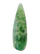 Snowflake Fluorite 'Flame' Carving.   SP16720POL