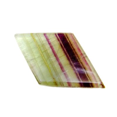 Fluorite fully polished diamond (Rhomboid Shape) slice specimen.   SP16831POL