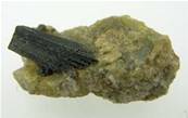 EPIDOTE IN FELDSPAR CRYSTAL SPECIMEN. SP3399