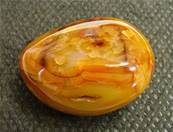 CARNELIAN POLISHED PEBBLE SPECIMEN. SP4150POL