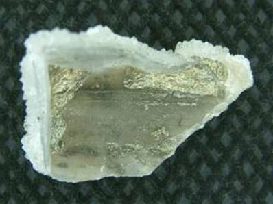 QUARTZ WITH PYRITE STALACTITIC SHELL SPECIMEN. 45 X 35 X 19MM APROX. SP497