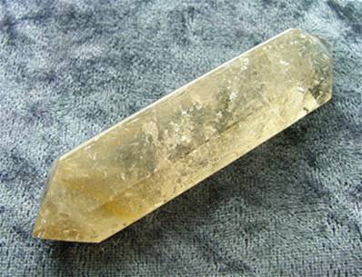 QUARTZ DOUBLE TERMINATED HEALING WAND. SP5231POL