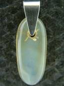 POLISHED JELLY OPAL PENDANT FEATURING A 925 SILVER BAIL. SP790PEND