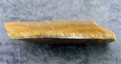 TIGERSEYE 'SLAB' SPECIMEN FEATURING POLISHED CUT FACE. SP8069POL