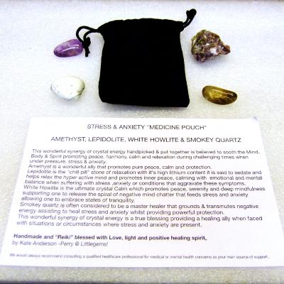 'Stress & Anxiety' Medicine Pouch.   SPR16545POL