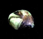 EMERALD IN PHLOGOPITE HAND POLISHED PEBBLE.   SP11093POL