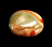 POLYCHROME JASPER POLISHED PEBBLE SPECIMEN.   SP11934POL