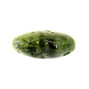 Prehnite With Epidote Gemstone Heart.   SP13780POL