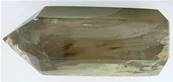 CHLORITE IN SMOKEY QUARTZ POLISHED POINT SPECIMEN. 153 X 68 X 58MM APROX. 1.028Kg. SP1387POL