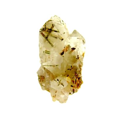 QUARTZ WITH EPIDOTE RAW CLUSTER SPECIMEN.   SP14063