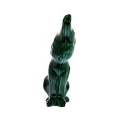 Wolf Carving in Malachite.   SP15480POL