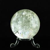 Gemstone Sphere in Rainbow Quartz.   SP15731POL