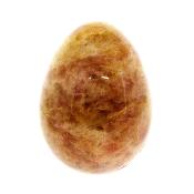 Gemstone Egg In Strawberry Quartz.   SP16527POL