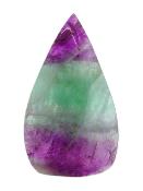 Gemstone 'Flame' Carving In Fluorite.   SP16721POL