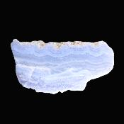 Blue Lace Agate Fully Polished Slice Specimen.   SP17155POL